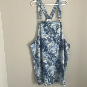 Tie dye jumpsuit dress
